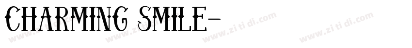 Charming Smile字体转换